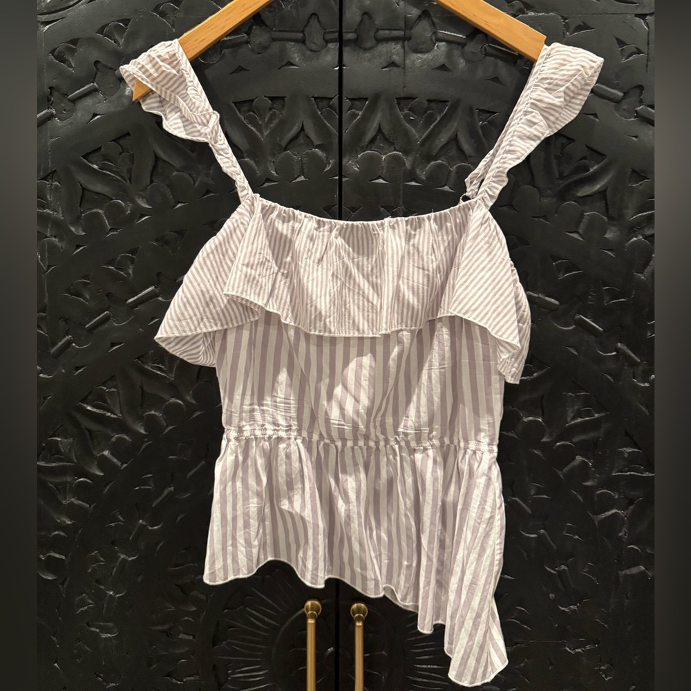 Victoria Secret asymmetrical cami stripe tank